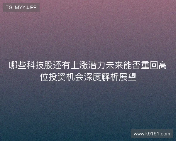 哪些科技股还有上涨潜力未来能否重回高位投资机会深度解析展望 哪些科技股还有上涨潜力未来能否重回高位投资机会深度解析展望